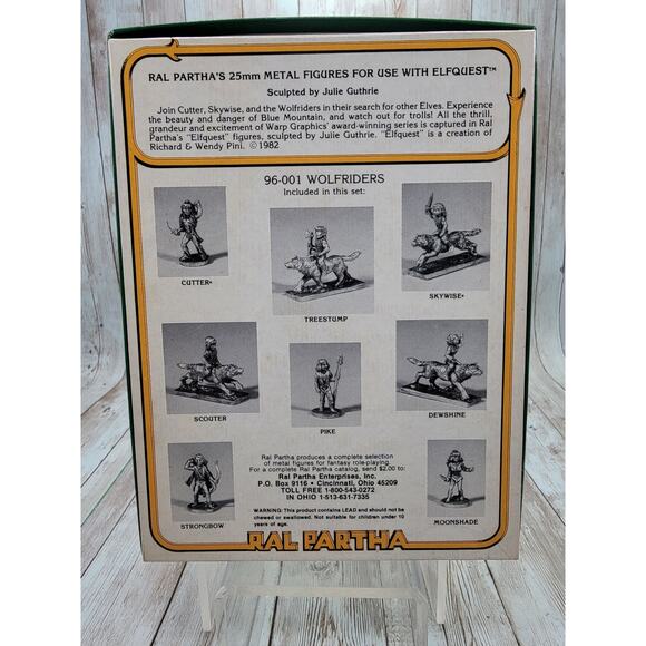 ElfQuest 25mm Wolfriders I - Ral Partha metal figures - Good - Picture 2 of 5